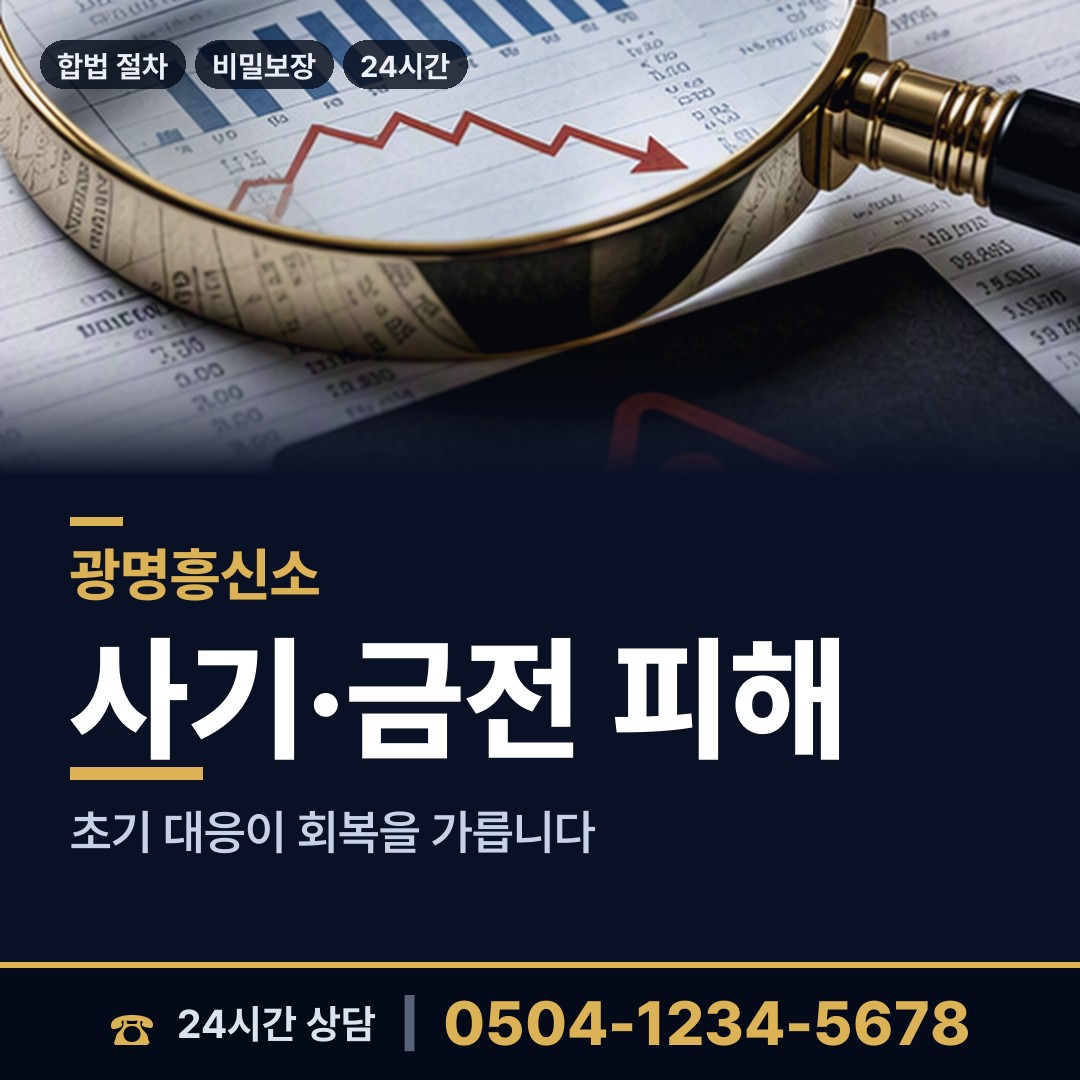 광명 하안3동 탐정흥신소 상담 안내